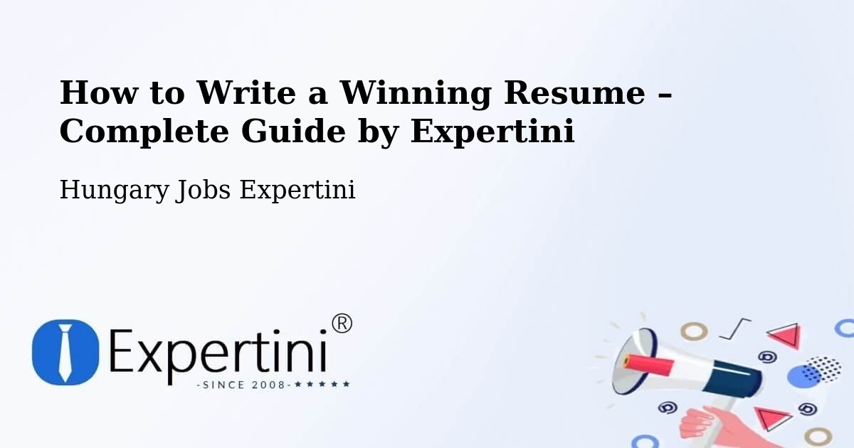 Resume Writing Guide for Job Seekers – Báránd - Báránd, Hungary Jobs Expertini